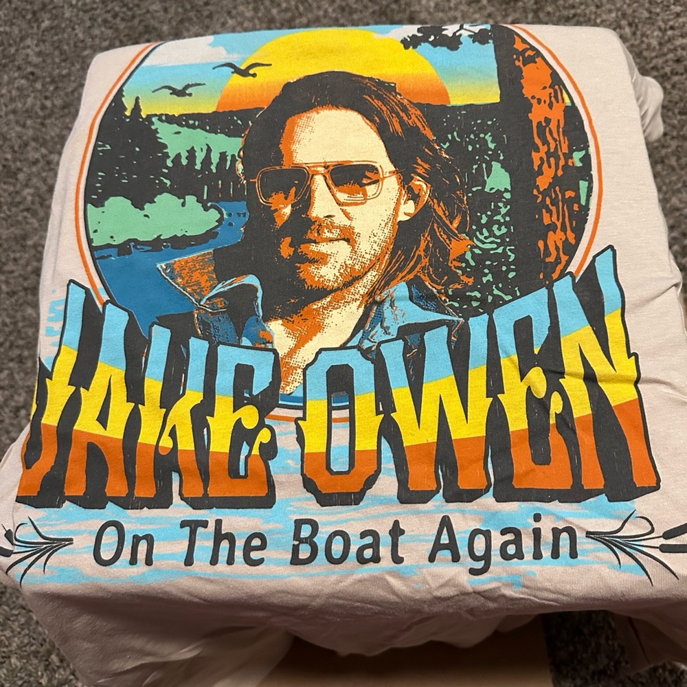 NEW Jake Owen On The Boat Again T-shirt